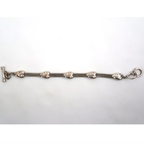 💖 Inspired by Brighton BRIGHTON etched hearts & wheat chain bracelet